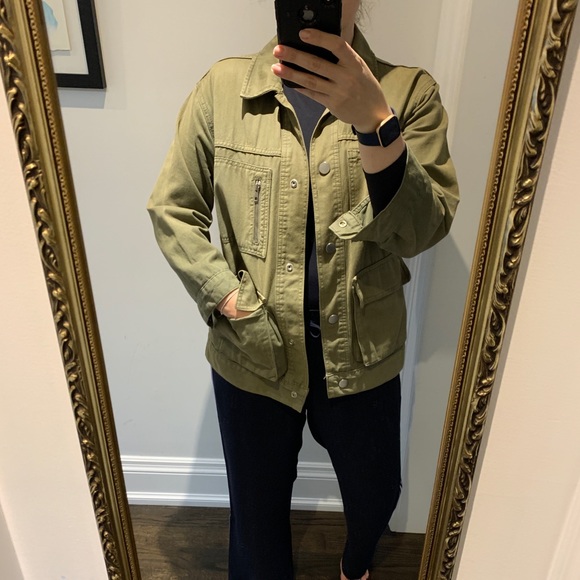 Topshop Khaki Shaket - L - Picture 10 of 13